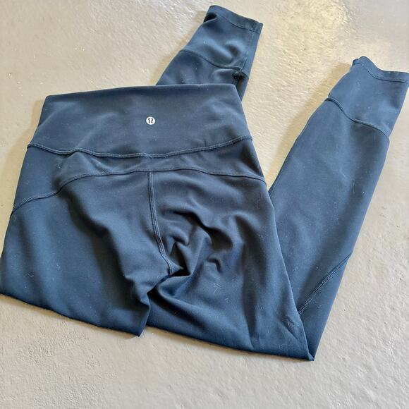 Lululemon in Movement 7/8 Tights Nocturnal Teal Blue Leggings size 6 - Picture 2 of 16